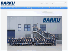 Tablet Screenshot of barku.de